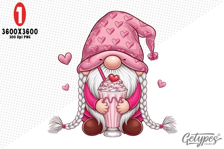 Valentine Gnome Clipart Image 20
