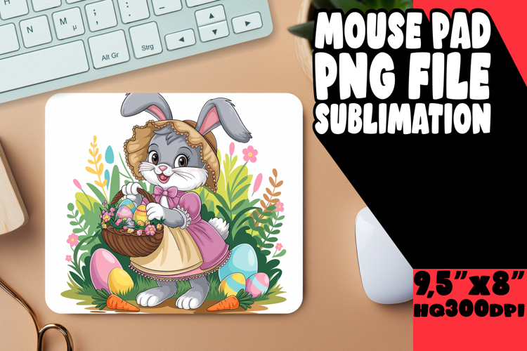 TIMELESS MOUSE PAD PNG MAGIC, Easter Bunny
