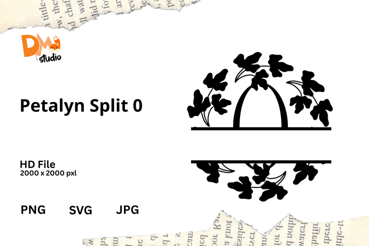 Floral Monogram Letter Svg Image 14