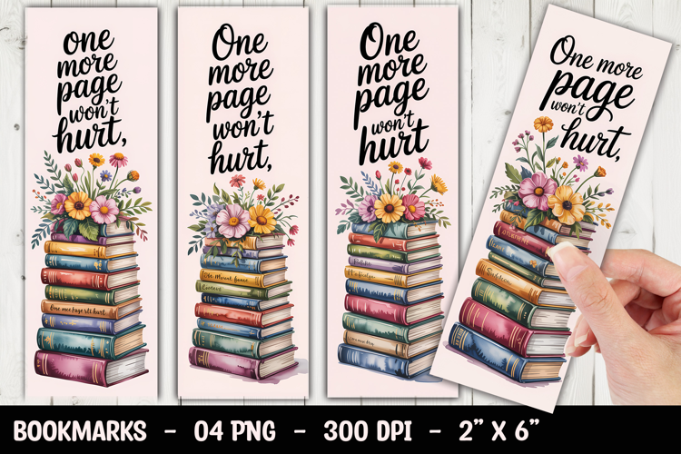 One Page Bookmark Sublimation