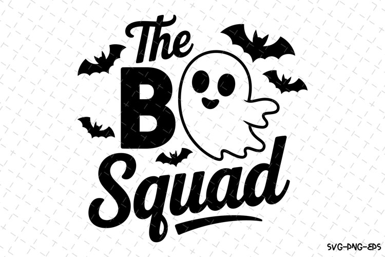 The Boo Squad Svg | Halloween Svg | Svg Cut Files example image 1