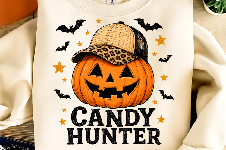 Candy Hunter PNG, Funny Halloween Shirt, Spooky Season PNG