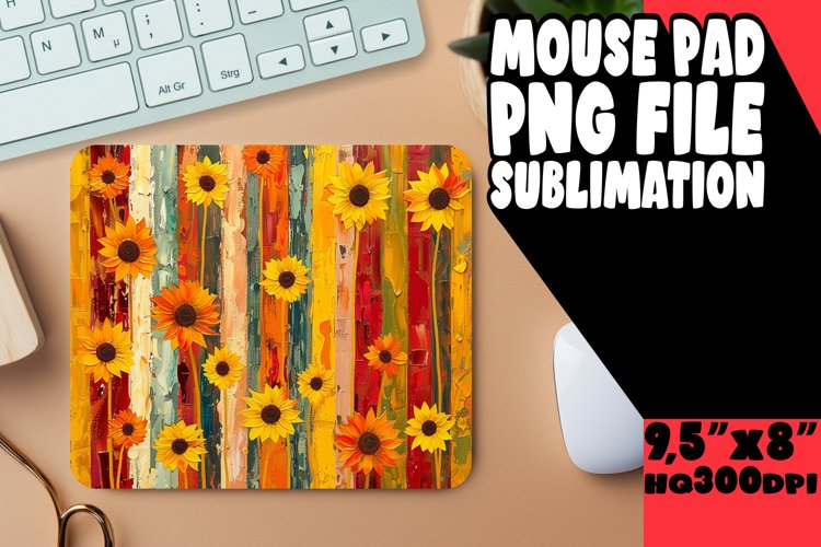 Fashionable Blossom Desk Pad - Fashion-forward Workspace Acc example image 1