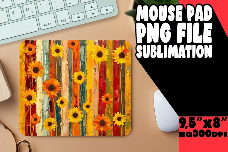 Fashionable Blossom Desk Pad - Fashion-forward Workspace Acc