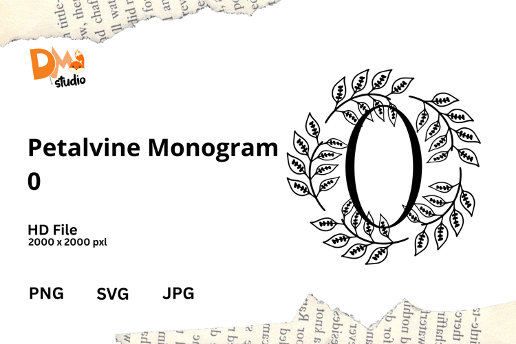 Floral Monogram Letter Svg Image 8
