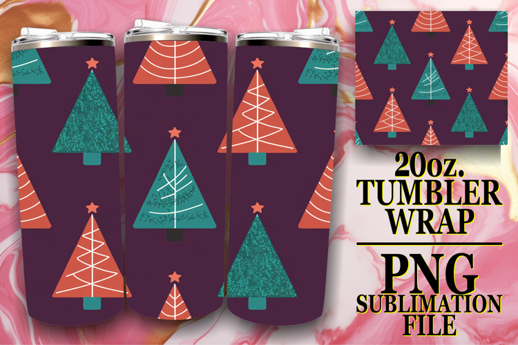 Heartfelt joy 20oz tumbler wrap, Christmas