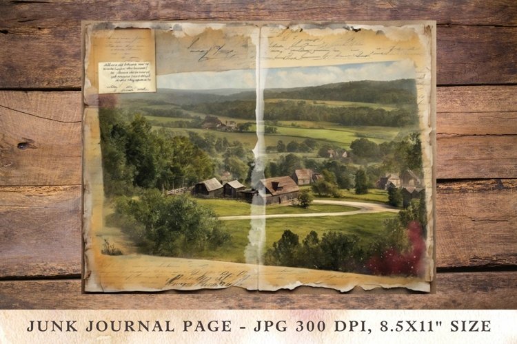 Printable Junk Journal Pages swiss switzerland 1 example image 1