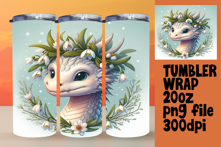 Exclusive Tumbler Design File , Dragon