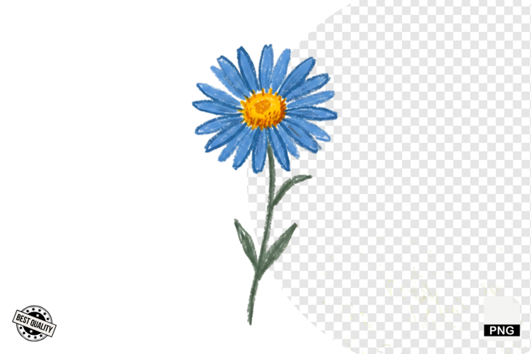 Autumn Wildflowers Meadow Clipart