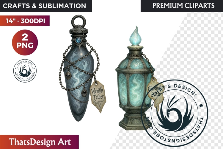 Halloween Hags Potions PNG Clipart spooky gothic bottle