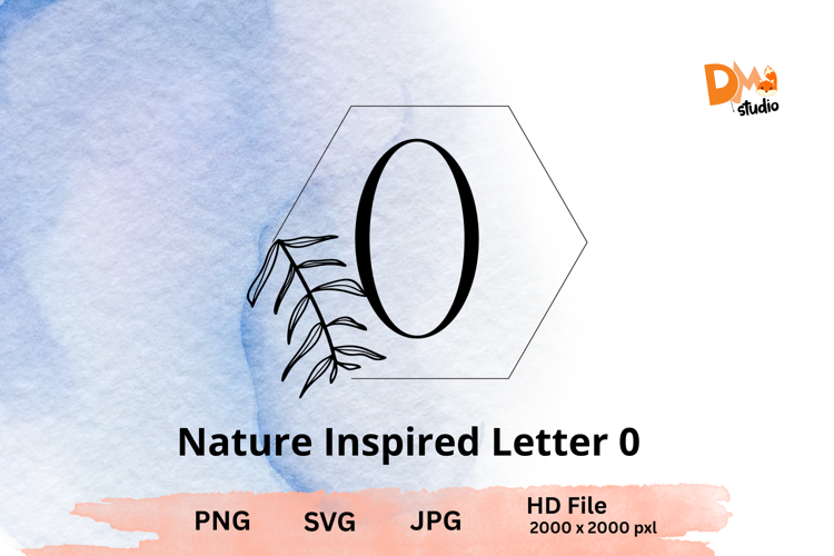 Leaf Monogram Svg Image 24