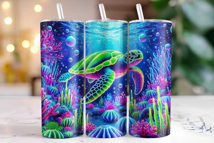 Turtle Tumbler Wrap | Sublimation | Tumblers