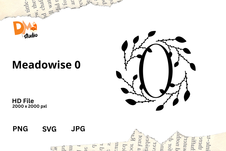 Floral Monogram Letter Svg Image 21