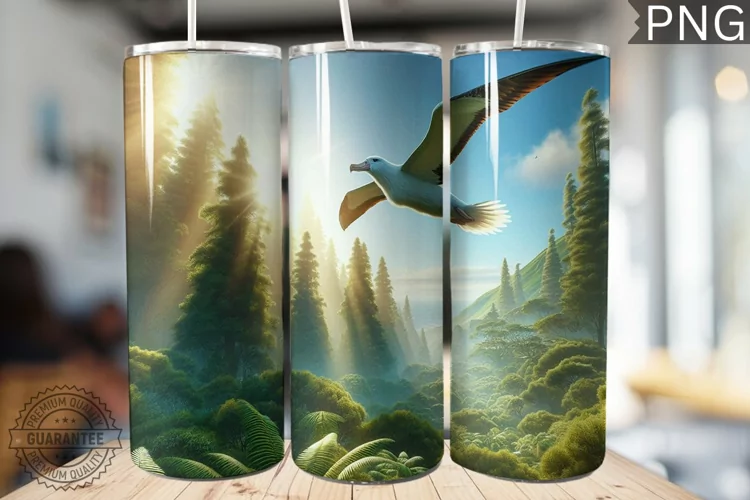 Albatross Tumbler Wrap - Albatross Tumbler Design