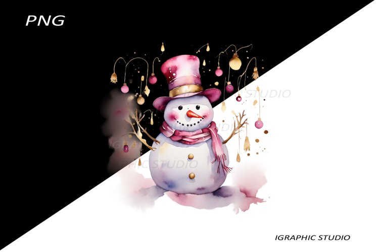 Snowman Clipart Image 6