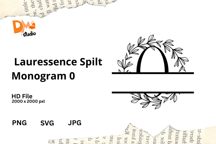 Floral Monogram Letter Svg Image 10