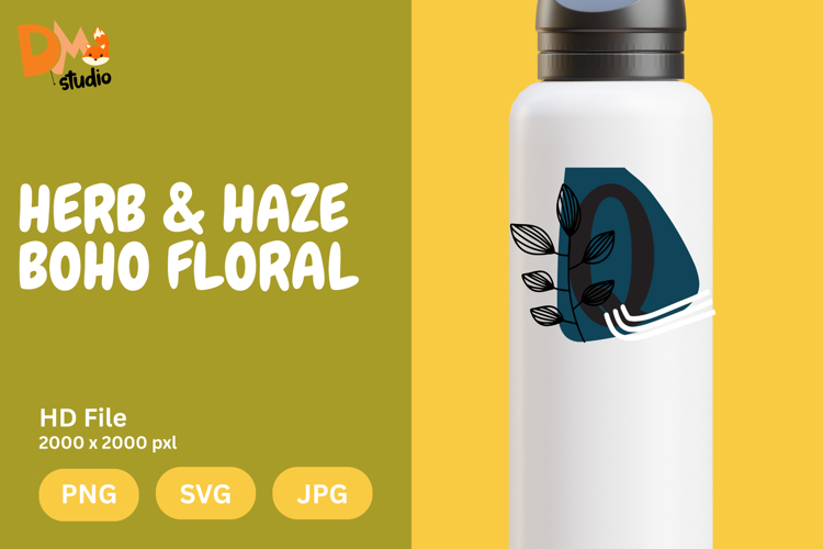 Boho Floral Svg Image 17