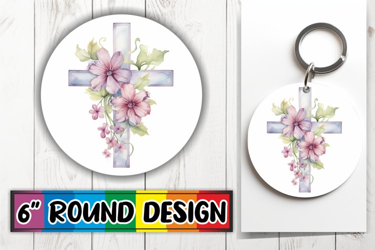 Inspiring Faith Keychain Sublimation Art