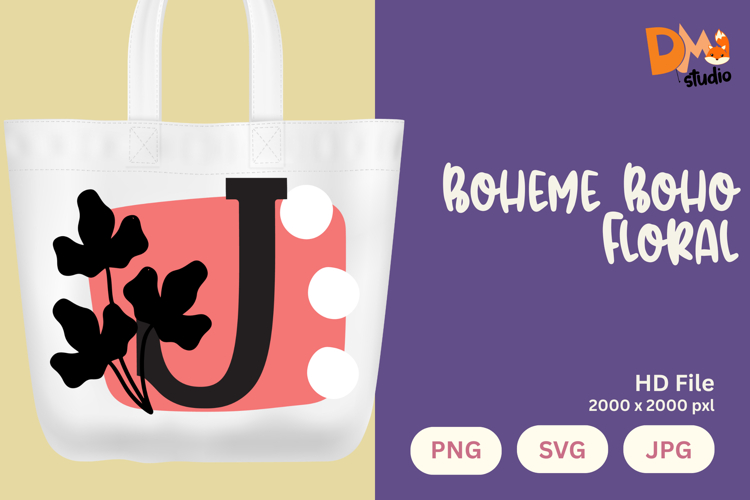 Boho Floral Svg Image 3