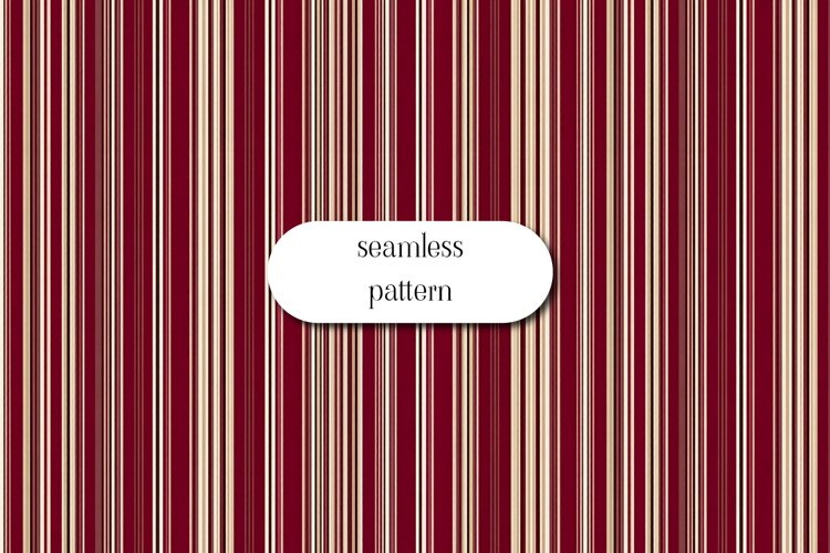 Beige and Burgundy Seamless Vertical Stripe Pattern