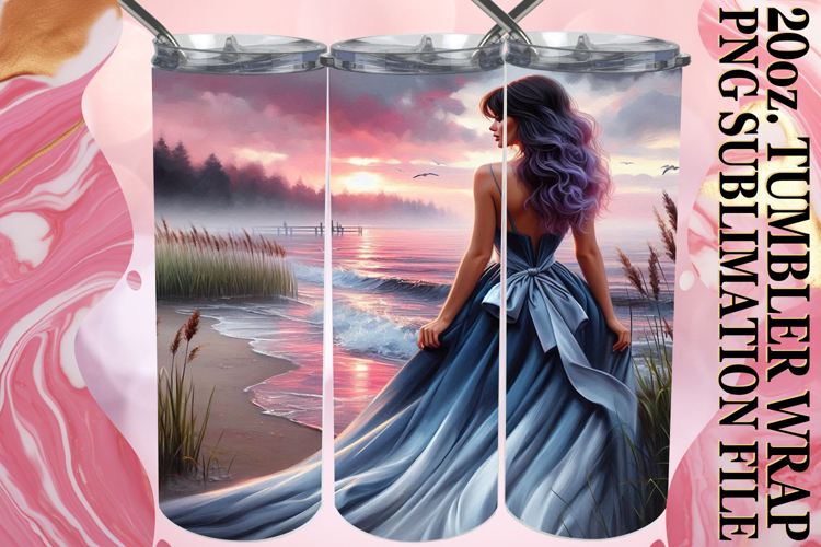 BLISSFUL SUNSETS 20oz TUMBLER WRAP, Women