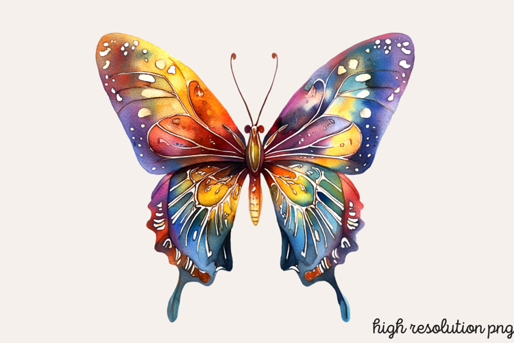 Watercolor Flowers Svg Image 12