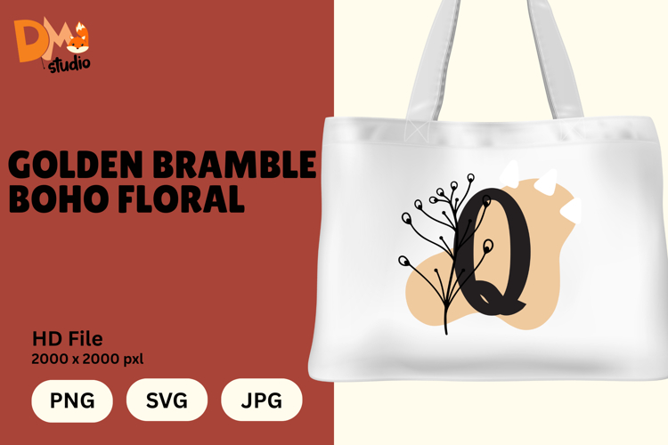 Floral Letter Svg Image 11