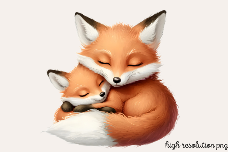 Mothers and Babies Nursery Animals PNG