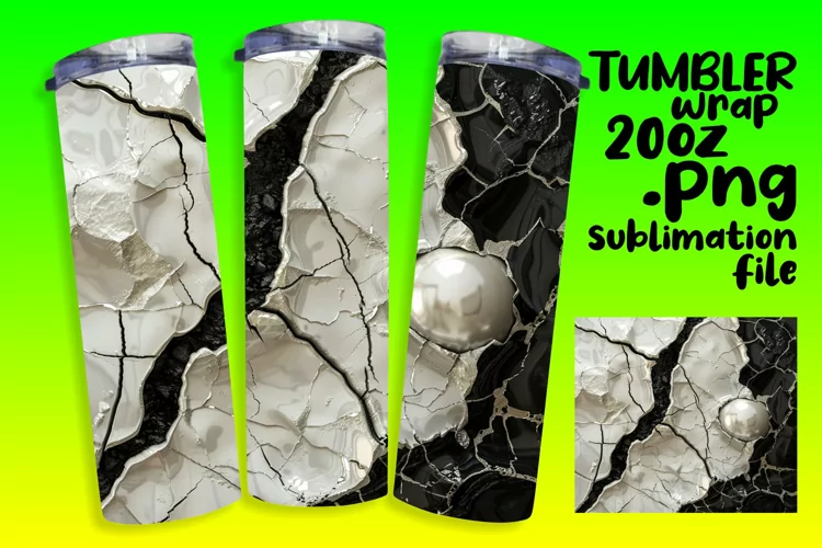 Brilliant Agate Sublimation Tumbler Series