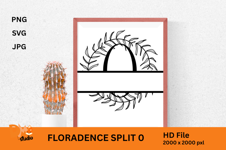 Floral Monogram Letter Svg Image 2