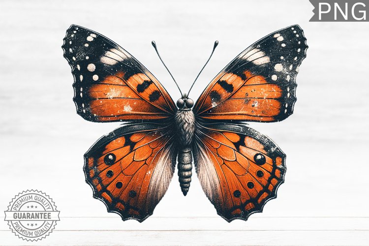 Halloween Butterfly Clipart - Halloween Sublimation PNG