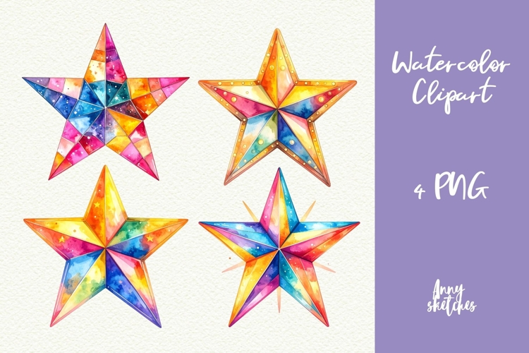 Retro Star Clipart Groovy Disco Christmas PNG