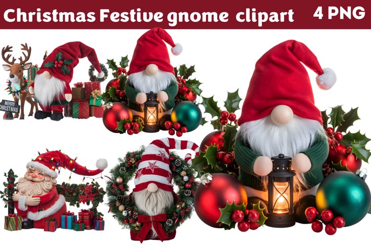 Christmas Gnome Clipart Image 21