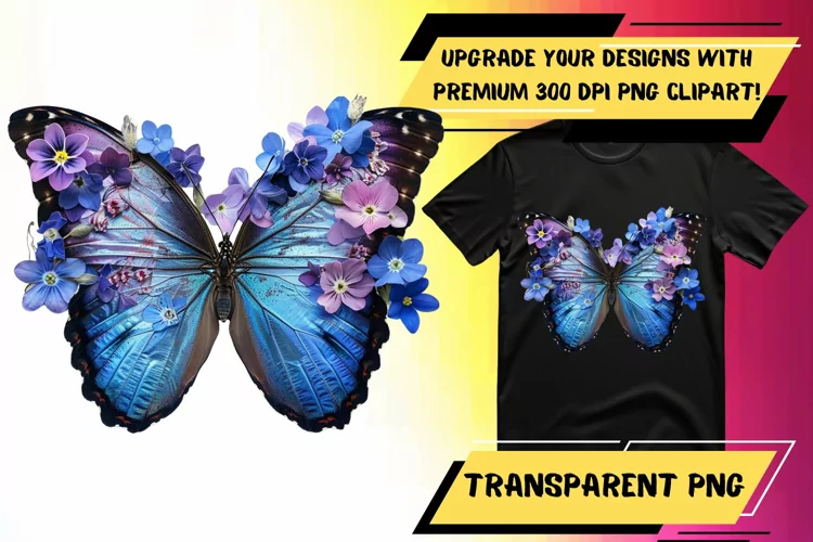 Butterfly Haven: Sublimation Design