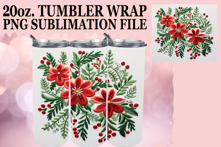 Christmas Tumbler Wrap