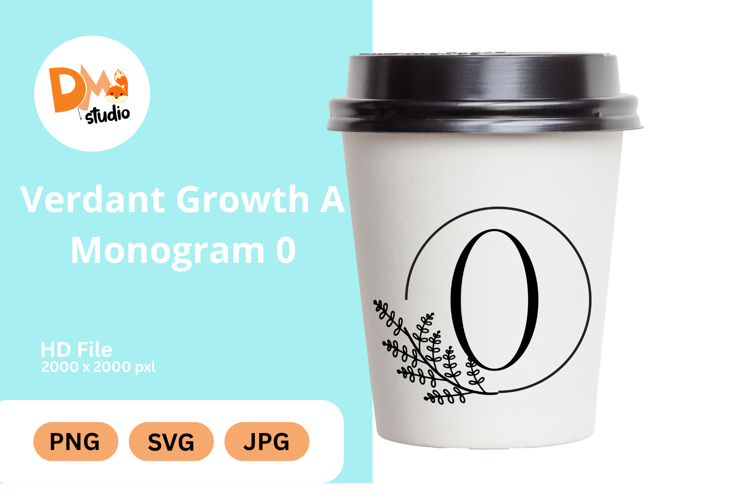 Verdant Growth Monogram Logo example image 1