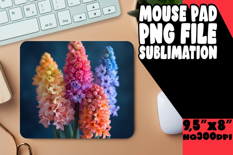 Botanical Beauty: Sublimation Mouse Pad example image 1