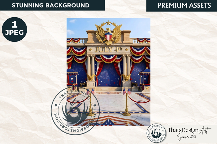 Patriotic Americana Backdrops - 4th of july backgrounds