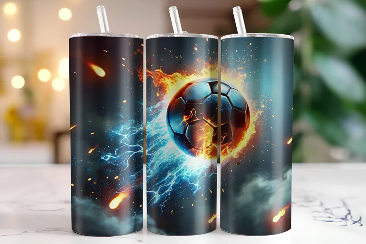 Football Tumbler Wrap | Sublimation | Tumblers