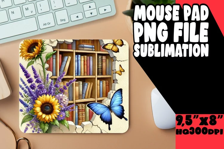 RADIANT mouse mat Sublimation Ideas, Books