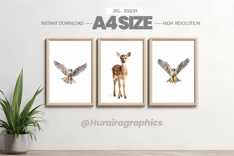 Animal Wall Art - 03 Variations example image 1