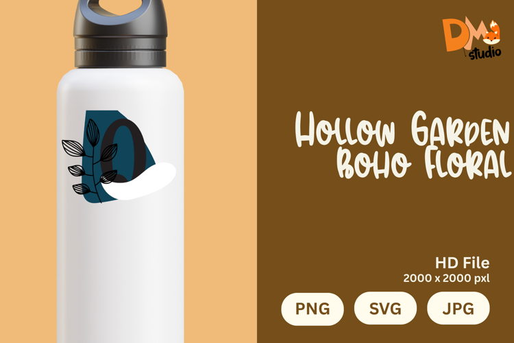 Boho Floral Svg Image 16