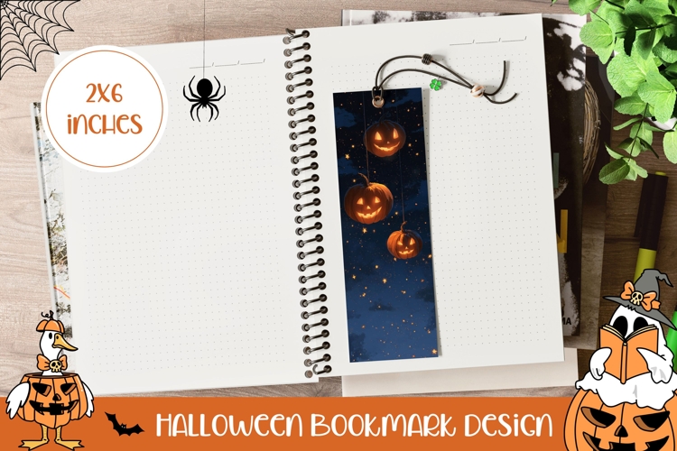 Printable Halloween Bookmark Image 3