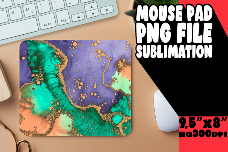COZY MOUSE MAT CREATIVE SUBLIMATION, Abstract Pattern