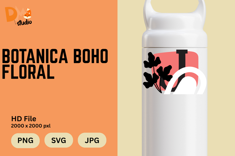 Boho Floral Svg Image 8