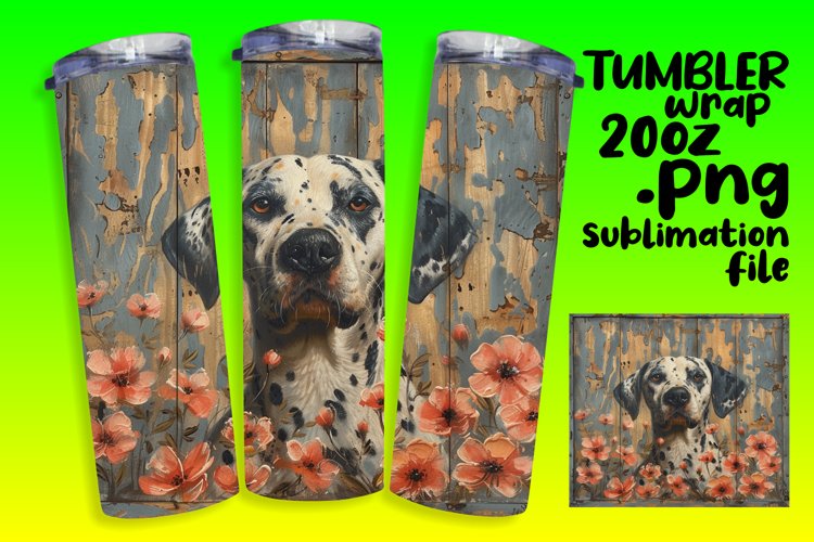 Pup Print Patterns 20oz Sublimation Tumbler