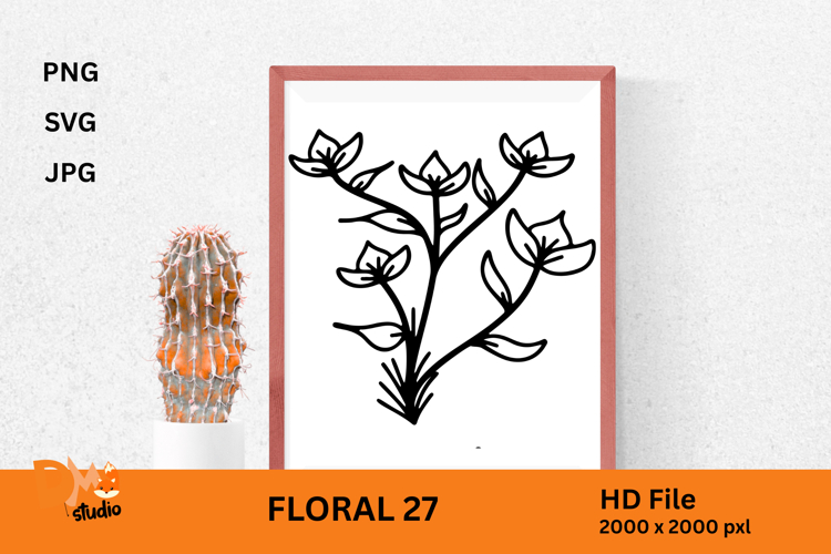 Floral Vector Image 22