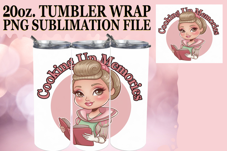 PLAYFUL SPIRITS 20oz TUMBLER WRAP, Mother's Day example image 1