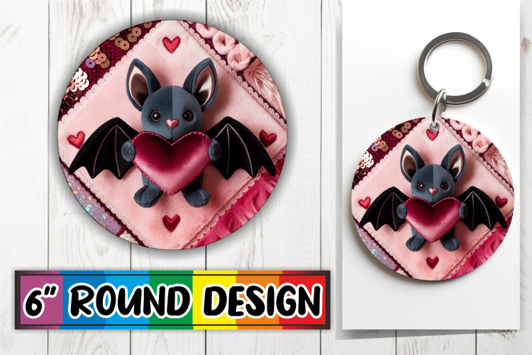 Joyful Coaster Round Style, Valenines Animals