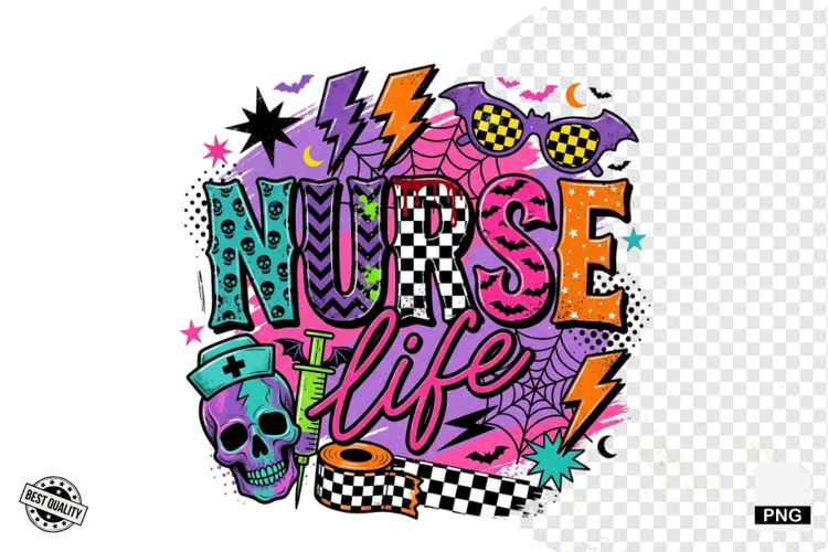Halloween Nurse PNG Sublimation